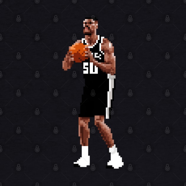 David Robinson Pixel Free Throw by qiangdade